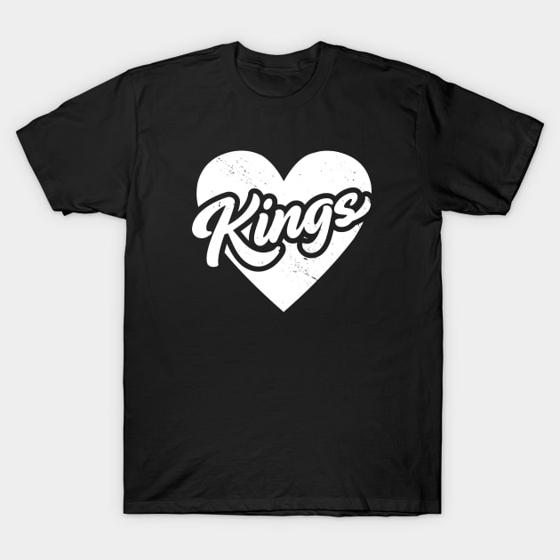 Vintage Kings School Spirit // High School Football Mascot // Go Kings T-Shirt by SLAG_Creative